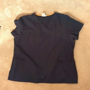 Scrubstar Black Scrub Top